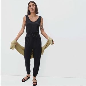 Everlane French Terry jumpsuit in black size XL. New without tags - never worn